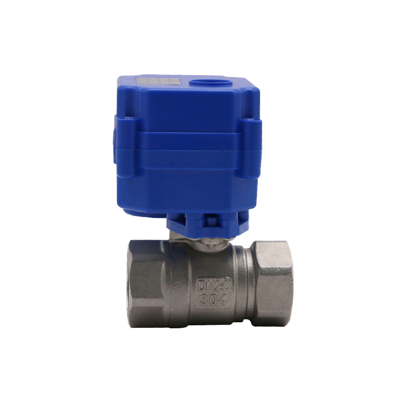 Motorized Ball Valve 2-way Stainless Steel Electric Ball Valve 2-wire Electric Actuator AC/DC 9-24V Manufacturer