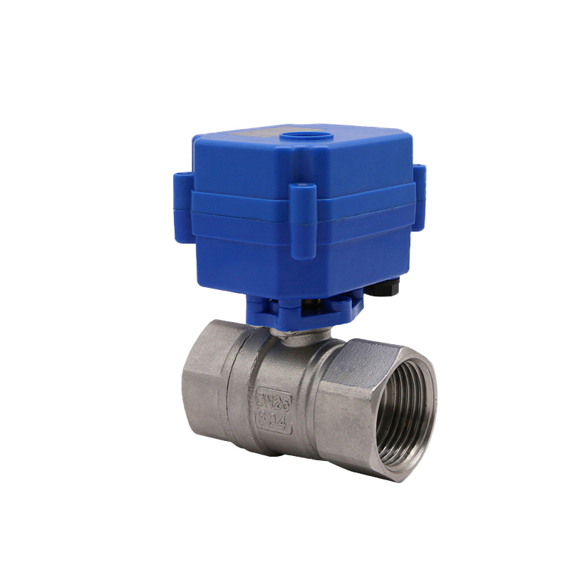 Motorized Ball Valve 2-way Stainless Steel Electric Ball Valve 2-wire Electric Actuator AC/DC 9-24V Manufacturer