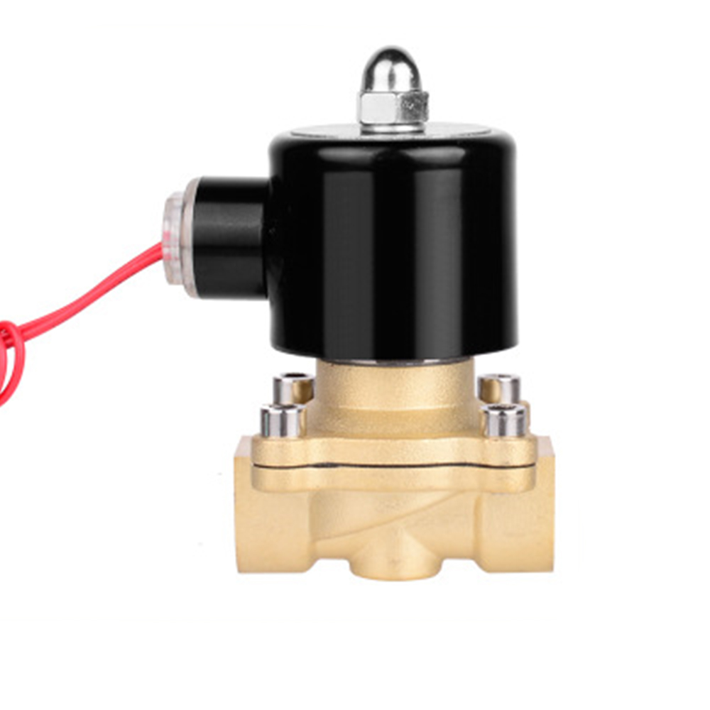 Normally Closed Brass Solenoid Valve 220VAC 110VAC 24VDC 12VDC 24VAC Direct Acting For Water Gas Oil
