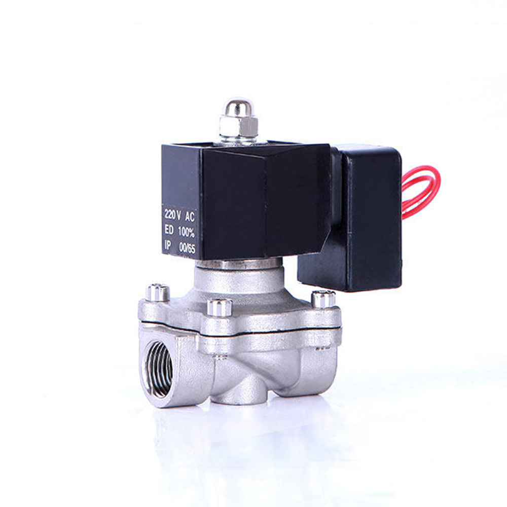 Electric Water Valve 220v Shut Off N/C Stainless Steel Non Hot Solenoid Coil Manufacturer
