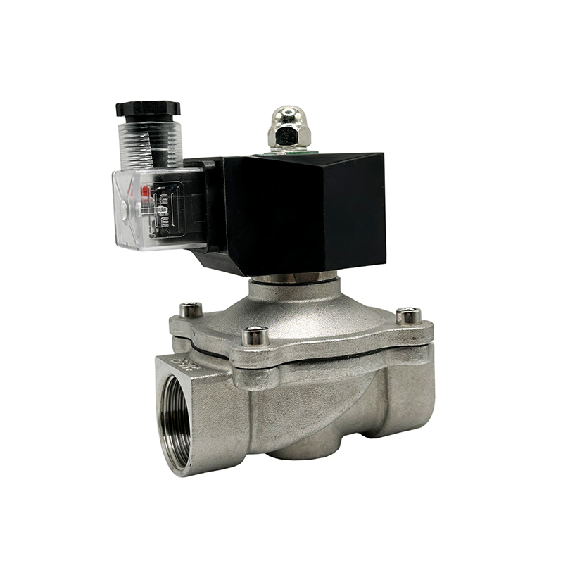 Normally Closed 12v Electric Solenoid Valve Water 24v 230v 24 1/2 3/4 Stainless Steel IP65 DIN Coil High Temperature